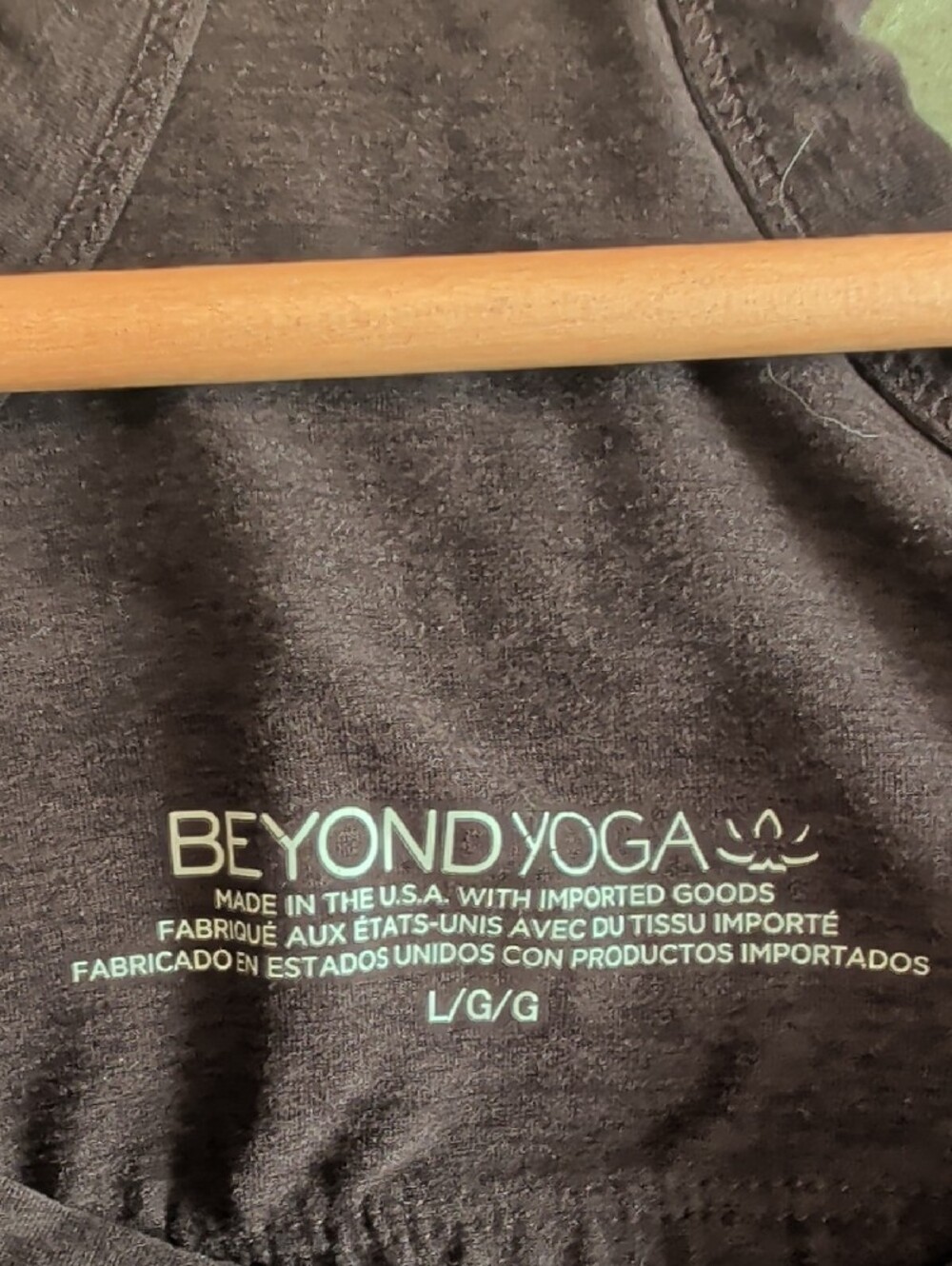 Beyond Yoga Dark Chocolate Racerback Tank - Picture 3 of 3